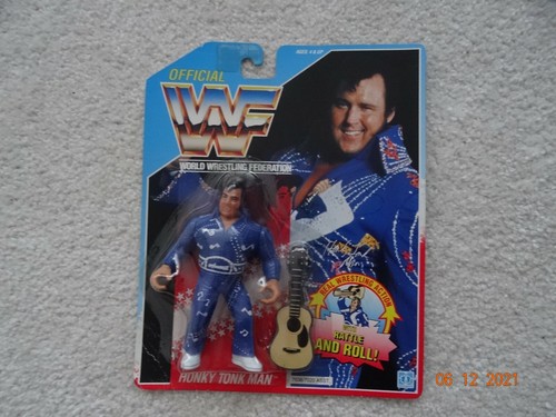 WWF WWE Hasbro Honky Tonk Man-MOC-NEW-NEW...