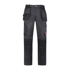 Timco Workman Trousers Work Pants Workwear Pocket Cargo Grey/Black W30-38 L30-34