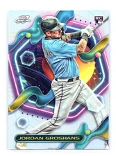 2023 Topps Cosmic Chrome #182 Jordan Groshans Rookie Refractor Miami Marlins