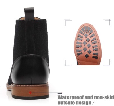 LA MILANO Men\'s STANCE II GENUINE LEATHER UPPER‎ B51712-1 Oxford Boots Size 7 LA MILANO Men main image 3