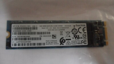 HP SanDisk 256Gb SD9SN8W-256G-1006 SSD M.2 X600 932311-001 926254-001 ...
