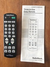 RADIO SHACK 3-IN-1 EASY REMOTE CONTROL 15-1916A - TESTED WORKS GREAT