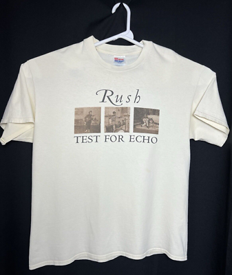 Vintage Rush Test For Echo 1996 - 97 Tour Band T-Shirt Rare Adult 