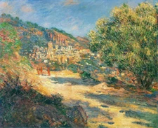 The Road to Monte Carlo Landscape Claude Monet Oil Painting Hand-painted Canvas