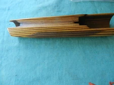 Winchester Model 12 pump forend in composite wood, hand checkered