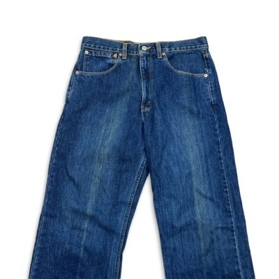 Vintage Levi's 501 Jeans Mens 29x34 Blue Straight Leg Dark Wash