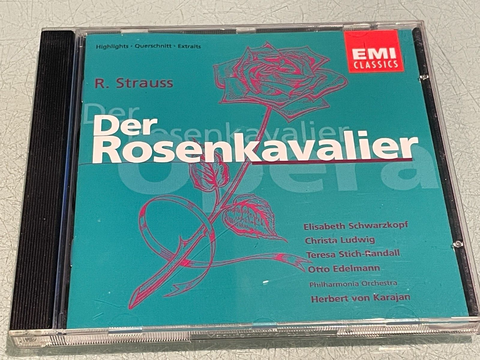 Richard Strauss - Der Rosenkavalier - CD Album - 1957/1990 EMI Records - Karajan