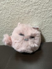 BATH  BODY WORKS PINK FUZZY CAT SANITIZER HOLDER. NEW WITH TAG