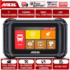 Ancel V5 Hd Bidirectional Heavy Duty Truck Diesel Scanner Dpf Regen Ecu Coding