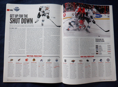The Hockey News Jan. 23 2017, Vegas, Byfuglien, McDavid, Patrick, Iginla, Bower - Picture 21 of 24
