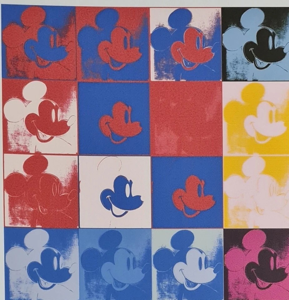 ANDY WARHOL * Mickey Mouse * 57 x 38 cm * signed lithograph * limited # xx/100 - Bild 4 von 4