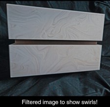 Modern White Corian Adult Cremation Urn - Customizable
