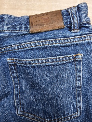 Lauren Jeans Co. Ralph Lauren Mujer Denim Bolsillo Bordado Azul Bootcut 2P - Imagen 8 de 11