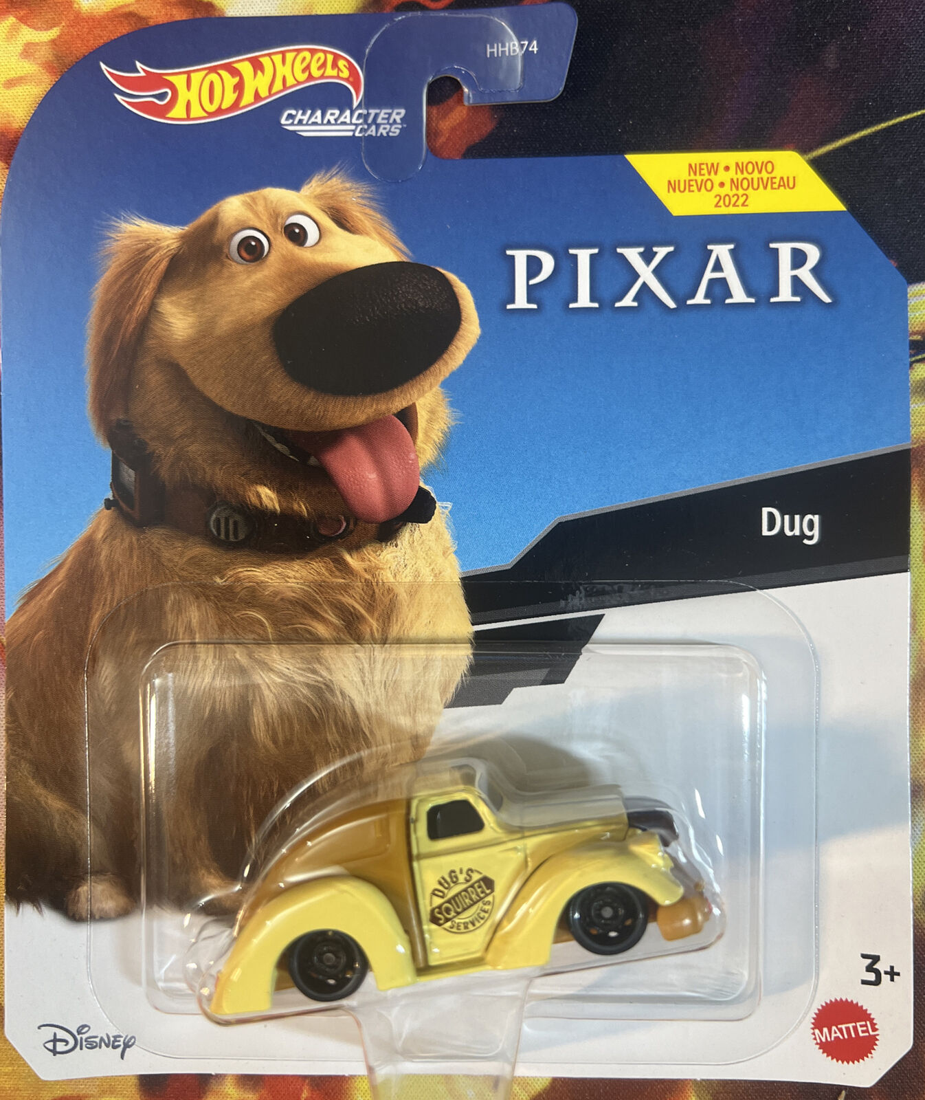 Hot Wheels Disney Pixar Dug Character Car Version New 2022 UP