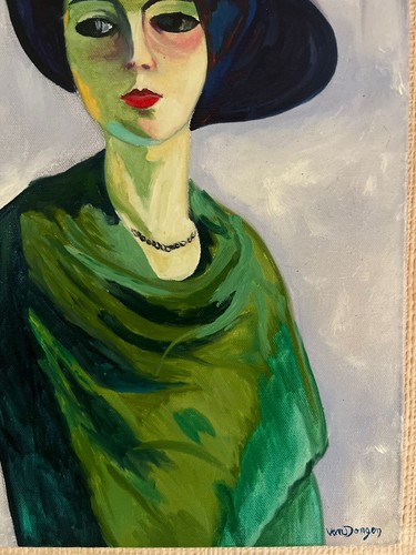 Kees Van Dongen - Amazing Oil Canvas - Signed - Stamped - Picture 2 of 6