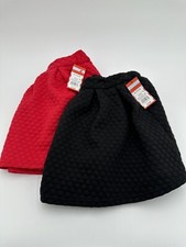Cat Jack Girls Size XL 14/16 Skirt Lot of 2 NWT Red and Ebony