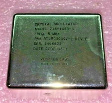 718Y1469-3, RTL903009/-1 REV.E, VECTRON, CRYSTAL OSCILLATOR, 5 MHz