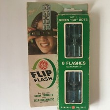 Pack of 8 Flashes Vintage GE General Electric CG-38A2 Flip Flash for Kodak
