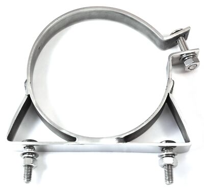 7  Lower Exhaust Frame Bracket for Kenworth Aerocab Stack Stainless UP#21292
