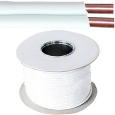 Image of 100m Bell Wire / Speaker Cable 2 Core 0.2mm² 1 Amp CCA Door HiFi Audio Reel
