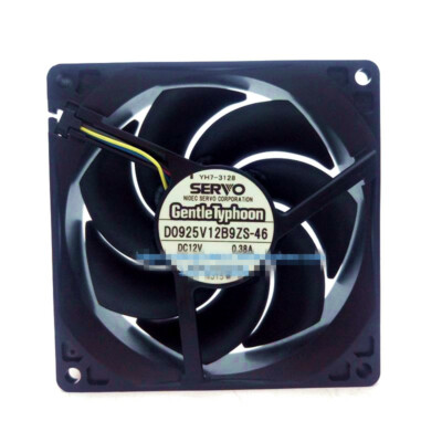 Scythe Gentle Typhoon D0925V12B9ZS-46 12V 0.38A PWM 4-wire 9cm fan