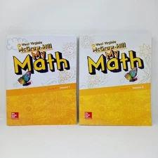 My Math Student Workbooks Grade K Vol 1 & 2 (2019 West Virginia McGraw Hill)