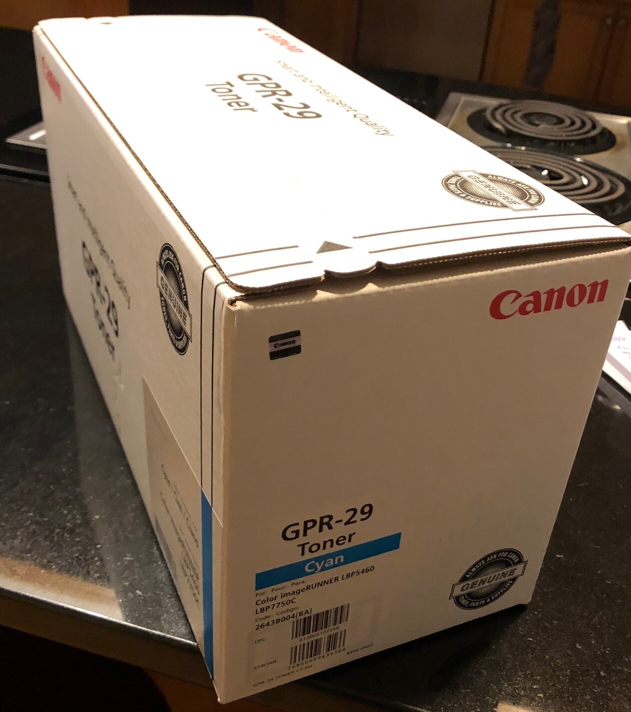Canon Toner GPR29, Cyan 2643B004 for Canon imageRUNNER LBP5460 Series