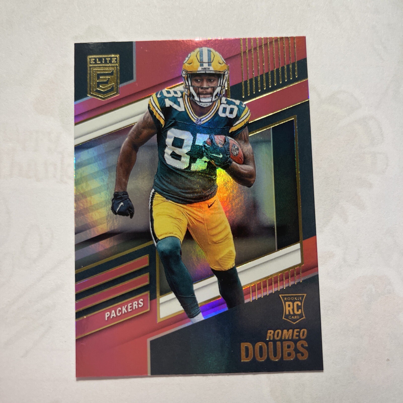 2022 Panini Donruss Elite - Rookies Pink #164 Romeo Doubs (RC)