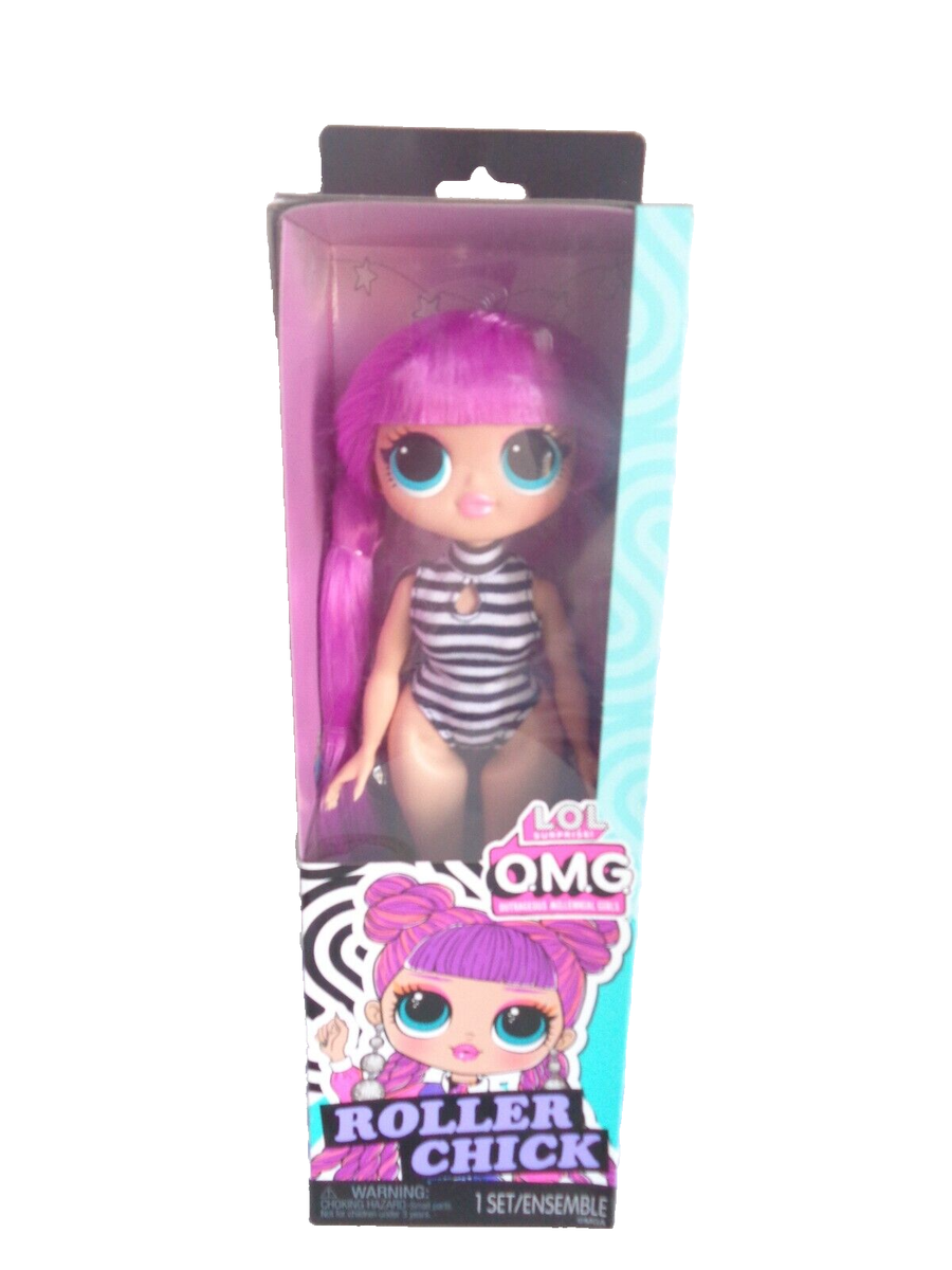 LOL Surprise OMG Series Roller Chick Fashion Doll Pink Hair 10