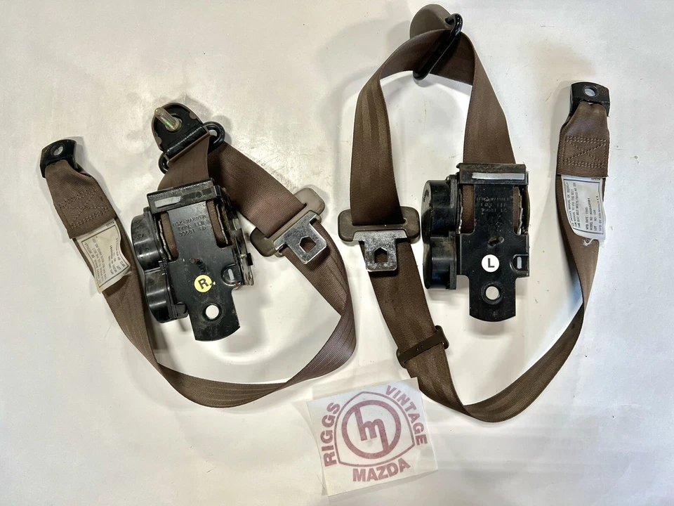 Cinturones de seguridad marrón probados para Mazda Rx7 S3 GSLSE 1984 1985 Foto 2 de 4