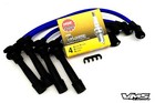 VMS RACING IGNITION WIRES BLUE + NGK PLATINUM SPARK PLUGS FOR 94-00 MAZDA MIATA