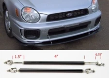 Black 4" Adjustable Rod Support for Ford Bumper Lip Diffuser Spoiler splitter