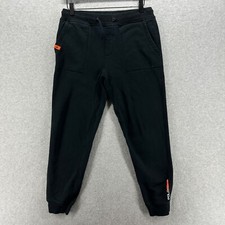 Polo Sport Boys Size Large 14/16 Black Tapered Jogger Pull On Drawstring Pockets