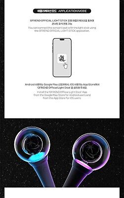 GFRIEND OFFICIAL LIGHT STICK VER.3 with Strap, 6 Photo Card GFRIEND OFFICIAL LIGHT STICK VER.3 with Strap, 6 Photo Card