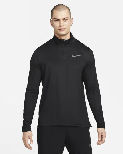 Nike Pro Dri-FIT Men's 1/4-Zip Hyper Dry Training Top Size M & L Mens DM5503-010 - Picture 2 of 6