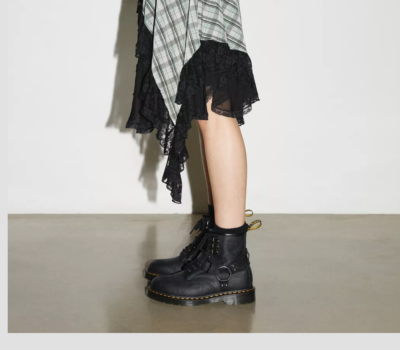 DR.MARTENS 1460 HDW HARNESS ANTIQUE PULL UP Boots MSRP$210