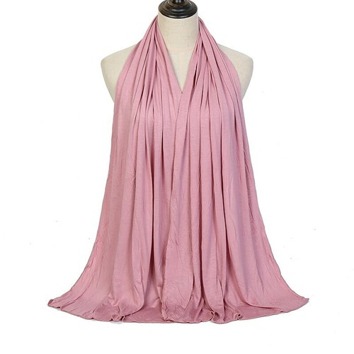 Fashion Women's Stretch Jersey Hijab Scarf Soft Breathable Scarves Wrap 170*60cm - 第 32/32 張圖片