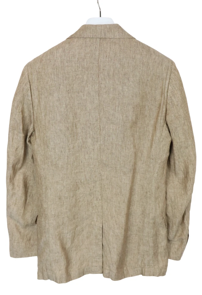 Blazer de lino extrafino Massimo Dutti para hombre (Reino Unido) 36 espiga medio forrado Foto 2 de 4