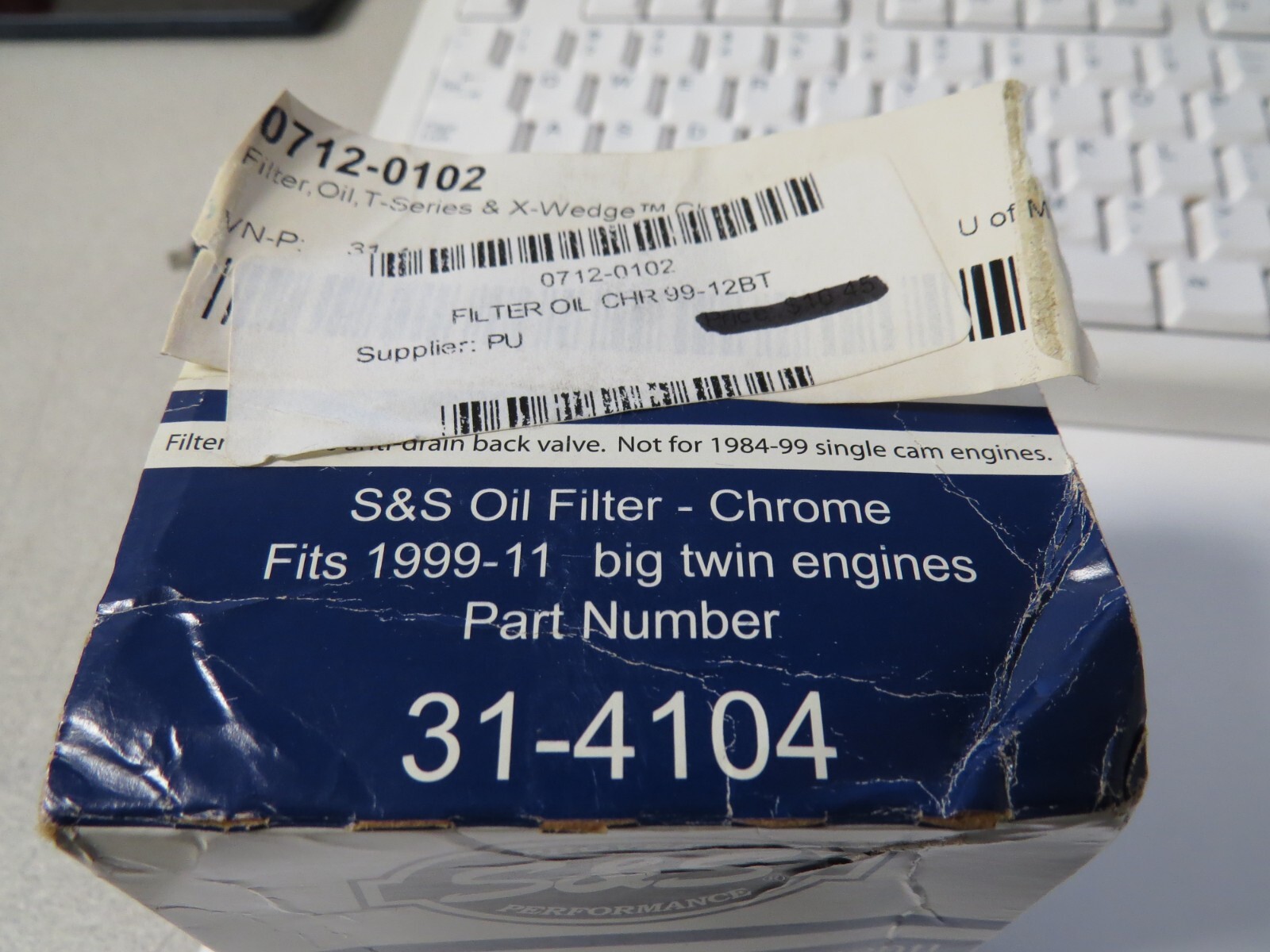 NOS Mobil 1 Chrome Oil Filter Fits: Harley Davidson 99-17 Dyna Models 31-4104