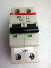 ABB S202 P K2A Circuit Breaker, 2Pole, Used