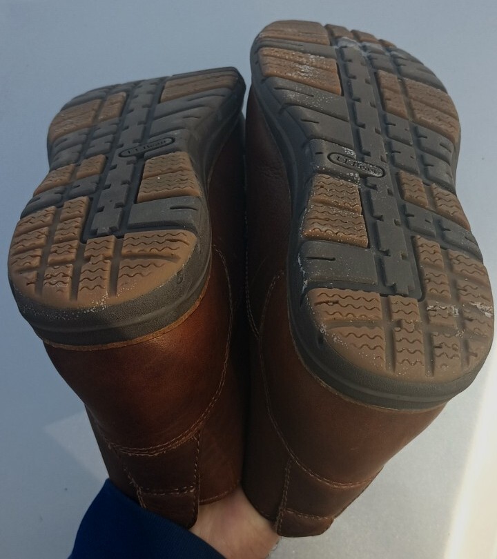 Vintage L.L. Bean Men\'s 10 Chukka Lite Boots Brown Mill Creek Leather LL Bean Chukka Lite Boot Mens 8.5 Brown Mill Creek Ankle  main image 3