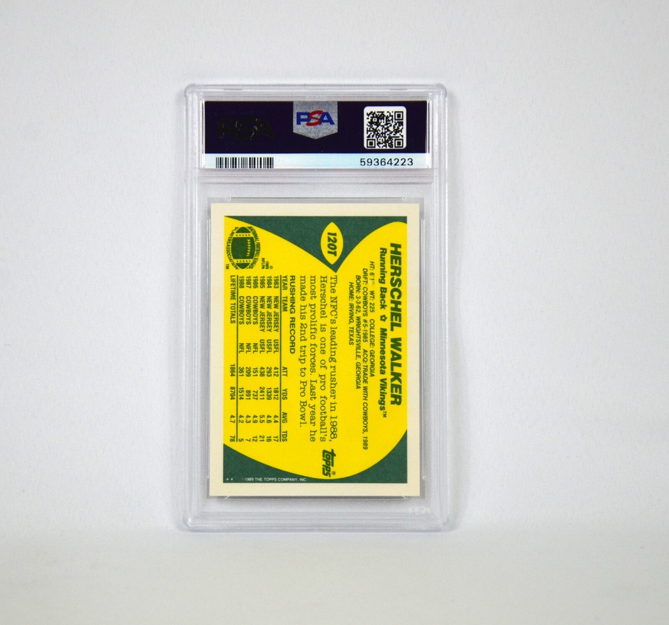 1989 Topps Traded 120T Herschel Walker PSA 9 MINT Ref 4223 EBay 1989-topps-traded-120t-herschel-walker-psa-9-mint-ref-4223-ebay