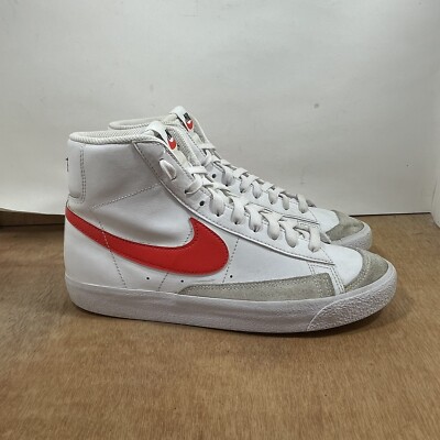 Nike Blazer Mid '77 White Blue Orange DA4086-117 Youth Size 7 Women s Size 8.5