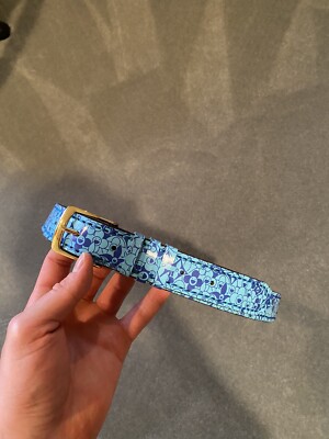 Louis Vuitton Murakami custom belt made from collaboration bag By