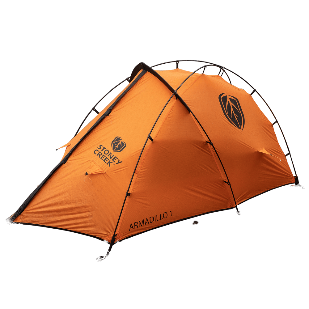 Stoney Creek Armadillo Tent 1 Man Orange, Lightweight Hiking Tent