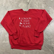 Vintage Healthknit Raglan Sweatshirt L Plano ...