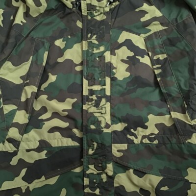 BAPE Woodland camo snowboard jacket a bathing ape NIGO Size M | eBay