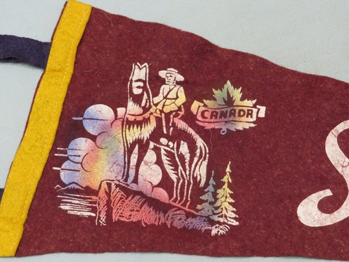 Lotto pennant vintage in feltro Sheenboro Canada #2 - Foto 2 di 3