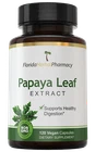Papaya Leaf Extract Enzyme Capsules 10:1 (120 Capsules) Papain