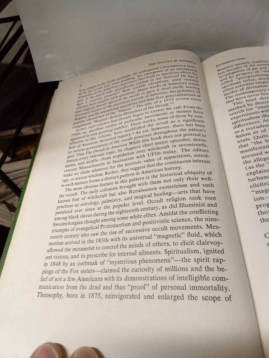洋書 The Occult in America by Kerr The Occult In America, New Historical Perspectives by Howard